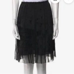 Marc Jacobs Pleated Midi Skirt Women's Size 10 Designer NY Chic